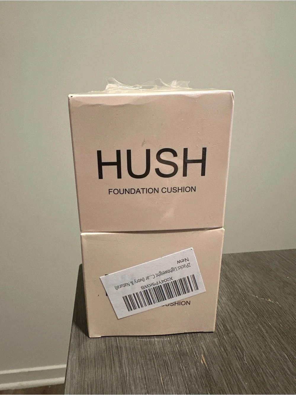 HUSH Foundation Cushion - Natural Color & Ivory White (2 pack)